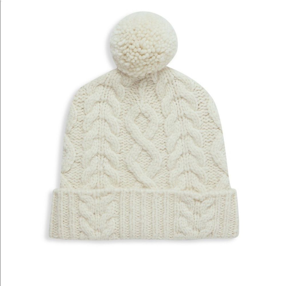 Rag & Bone Ariel Wool-Blend Beanie toque cream